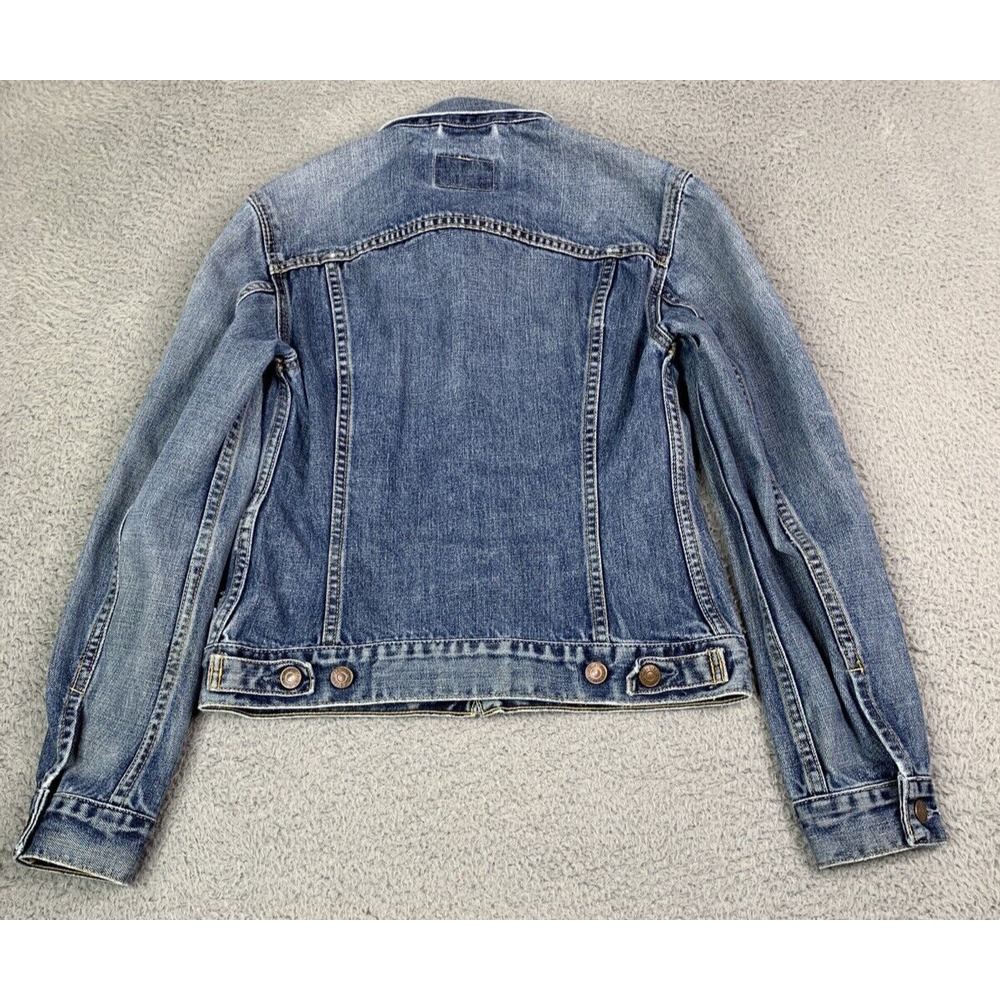 Levis Jacket Womens Size Small Vintage Distressed‎ Vintage IRREGULAR Stamped - Picture 12 of 14